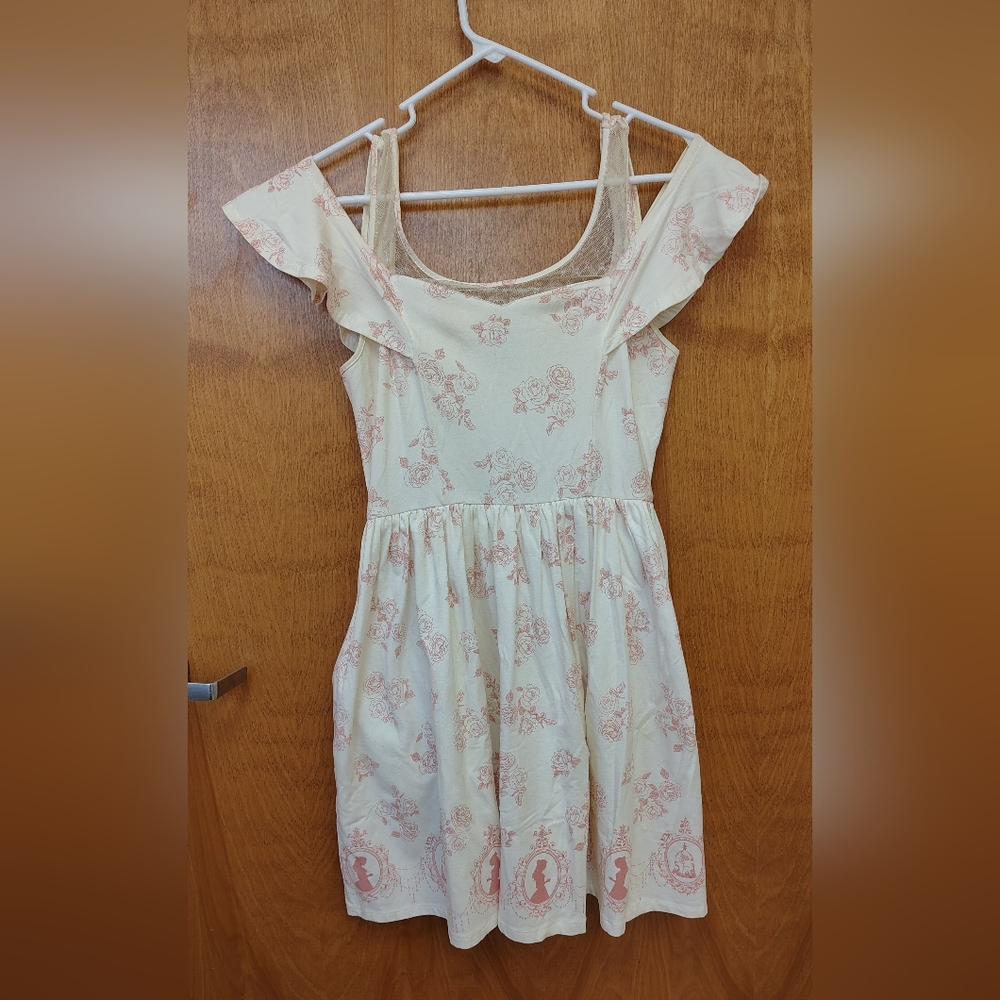 Disney Beauty and the Beast Icons Cold Shoulder Dress Hot Topic Collection